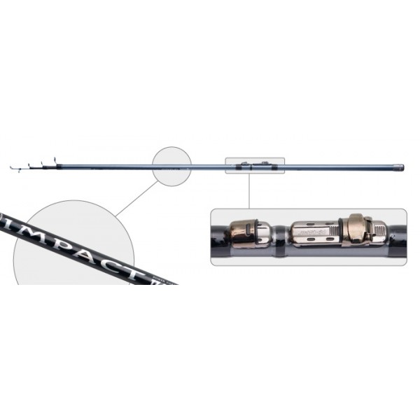 Удочка с кольцами  Akara Deep Impact TZ 2652. 4 м. углеволокно. тест: 10-30 г. 210 г