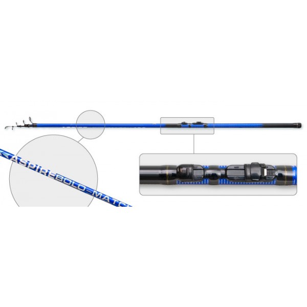 Удочка с кольцами  Akara Aspire Bolo Match. 5 м. углеволокно. тест: 10-35 г. 370 г