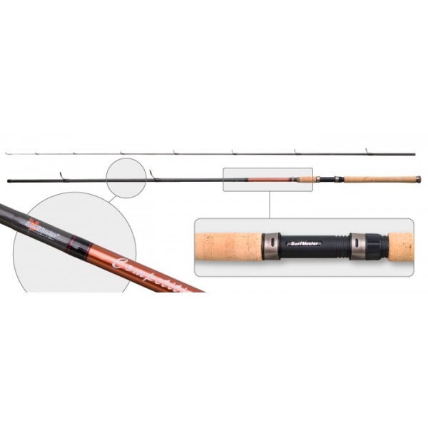 Удочка болонская Salmo Diamond BOLOGNESE Light MF-2244-600, углеволокно, 6 м, тест: 3-15 г , 395 г