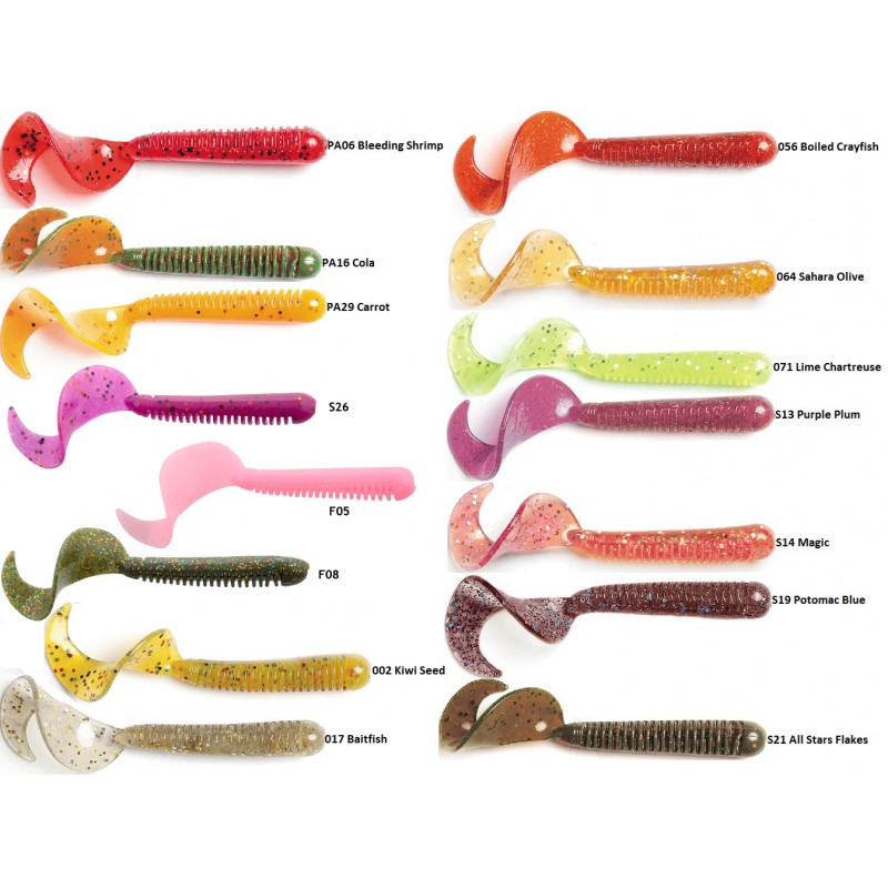 Твистеры Lucky John CHUNK TAIL 2.9" 140106-***