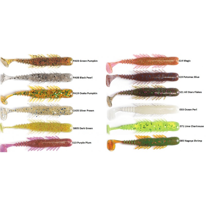 Виброхвосты Lucky John BUGSY SHAD 2.8" 140107-***