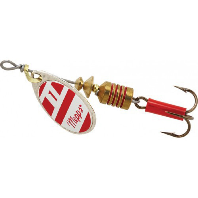 Блесна вращающаяся Mepps Aglia Blanc 1-R (3.5г)
