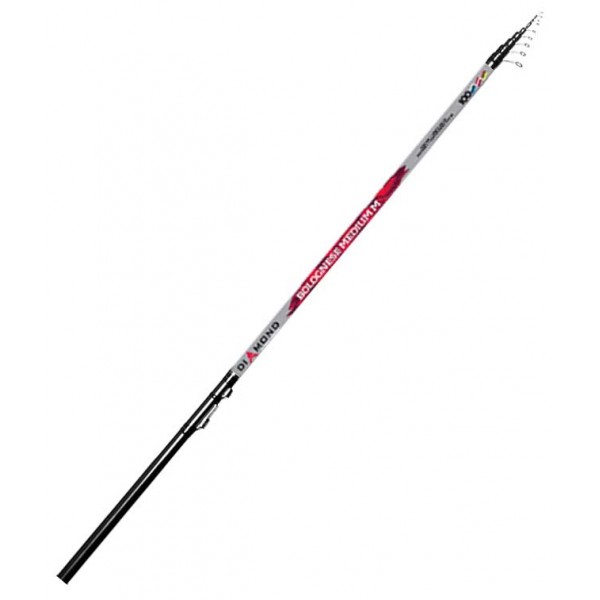 Удочка с кольцами Salmo Diamond BOLOGNESE MEDIUM M 400 LE, углеволокно, 4 м, тест: 3-20 г, 168 г