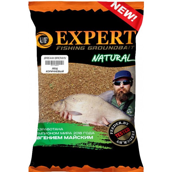 Прикормка UF Expert Natural Bream Brown (Лещ Коричневый) 0.8 кг