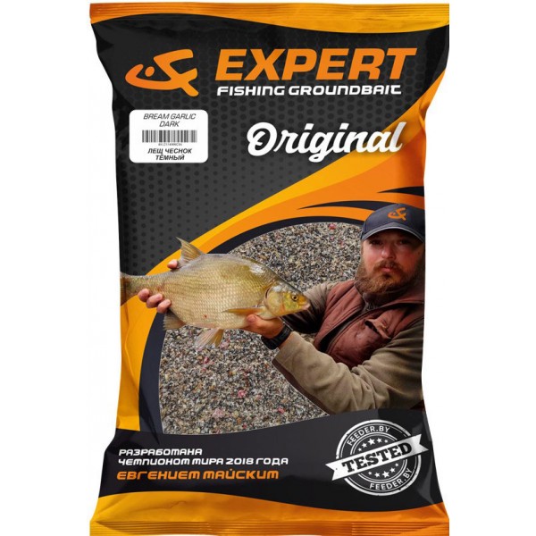 Прикормка UF Expert Original Bream Garlic Dark (Лещ Чеснок Тёмный) 1кг