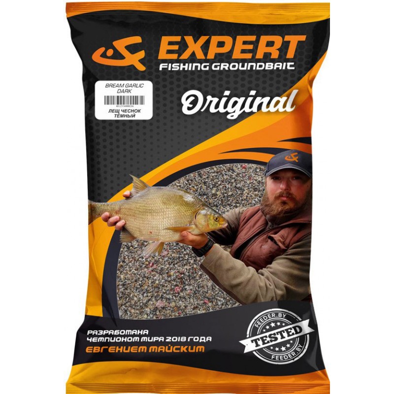 Прикормка UF Expert Original Bream Garlic Dark (Лещ Чеснок Тёмный) 1кг