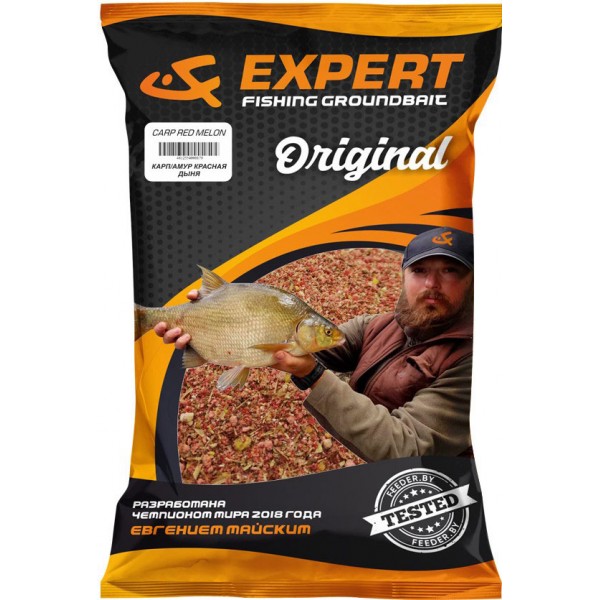 Прикормка UF Expert Original Carp Red Melon (Карп/Амур Красная Дыня) 1кг